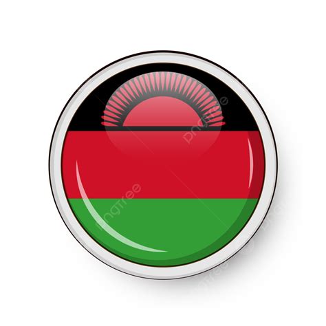 Malawi Circle Flag Vector Malawi Circle Flag Circle Flag Malawi Flag