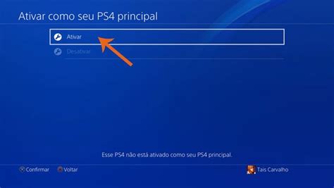 Como Ativar Sua Conta Principal No PS4