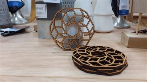 S Mbolo Hexagonal Posavasos Madera Mandala Art