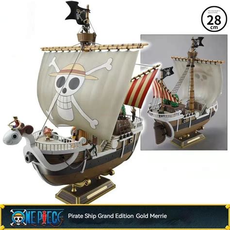 One Piece Bandai Anime Thousand Sunny Going Merry Boat Pvc Action