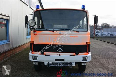 Camion Mercedes Pompiers Lp Trolf Feuerwehr Sitzer Nur Km