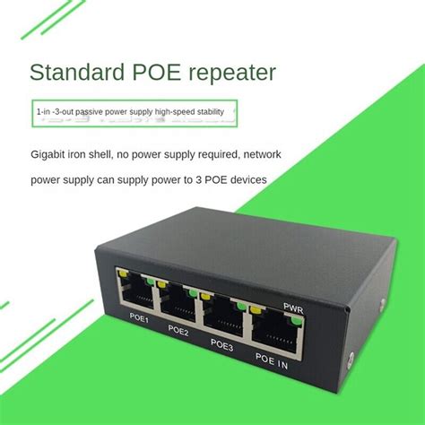 Port Gigabit Poe Extender M Switch Extender Ieee Af