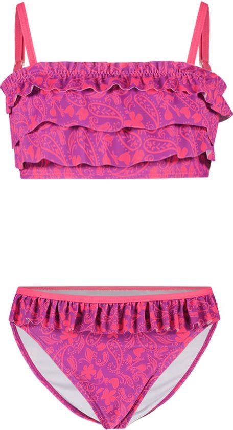 Just Beach J401 5019 Meisjes Bikini Paisley Maat 122 128 Bol