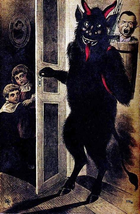 Vintage Krampus Cards Holiday Boxed Set Of Blank Cards Etsy In 2021