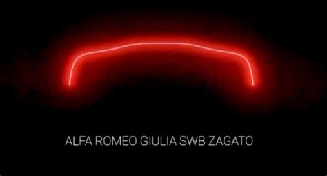 Alfa Romeo Giulia Swb Zagato Teased As A Limited Production Special