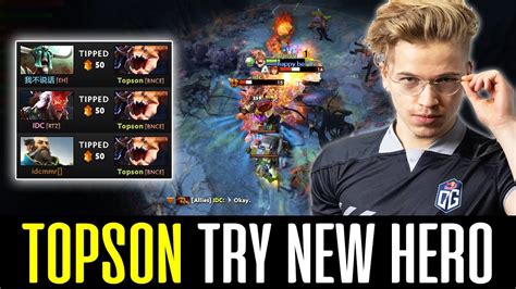 This Is How TOPSON Play New Hero PRIMAL BEAST YouTube