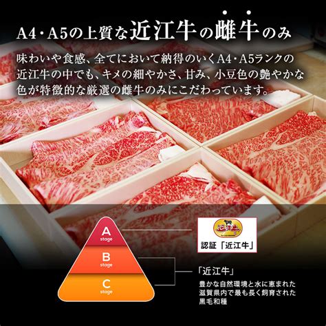 近江牛 すき焼き しゃぶしゃぶ 約380g A5 モモ 肩ロース 肉の千石屋 牛肉 黒毛和牛 すきやき すき焼き肉 すき焼き用 しゃぶしゃぶ用