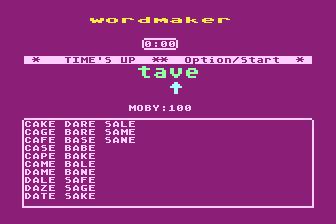 Download Wordmaker (Atari 8-bit) - My Abandonware