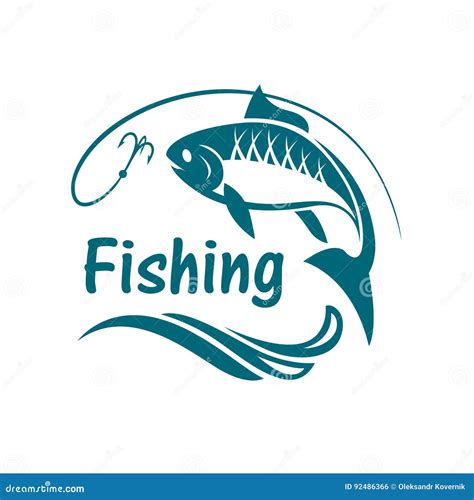 Fishing Sport Emblem Stock Vector Illustration Of Design