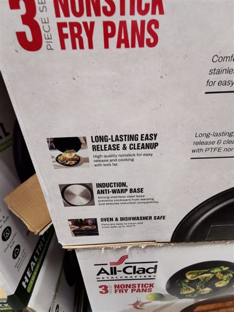 Costco All Clad Non Stick Fry Pan Set Costcochaser