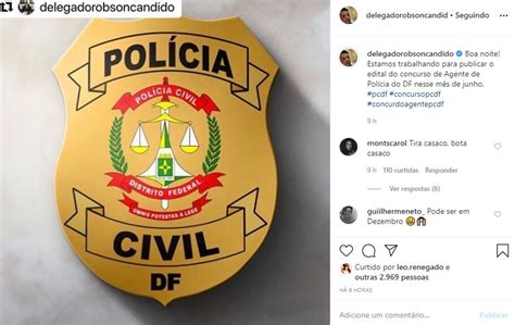 Concurso Pcdf Agente Corpora O Confirma Edital Para Este M S Veja