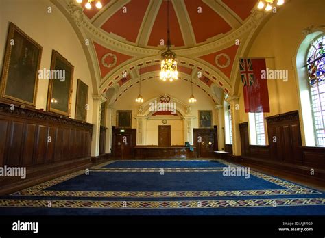 The Banqueting Hall Of Belfast City Hall Built In 1906 County Antrim