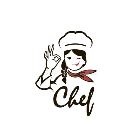 Woman Chef Logo Stock Illustrations 2 288 Woman Chef Logo Stock