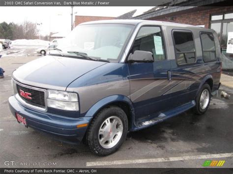 2003 Gmc Safari Conversion Van In Dark Blue Metallic Photo No 25891794