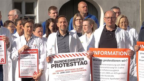 Bundesweiter Apotheken Protesttag Am Juni Youtube