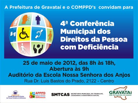 Acergs Feita Para Deficientes Visuais Convite Para A 4ª Conferência