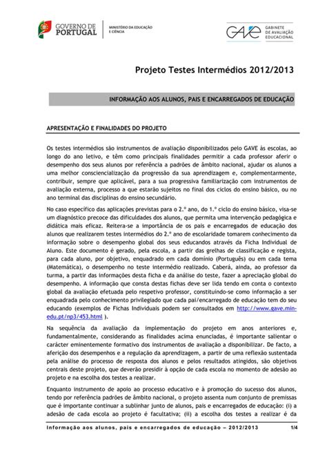 Testes intermédios 2012 2013 PDF