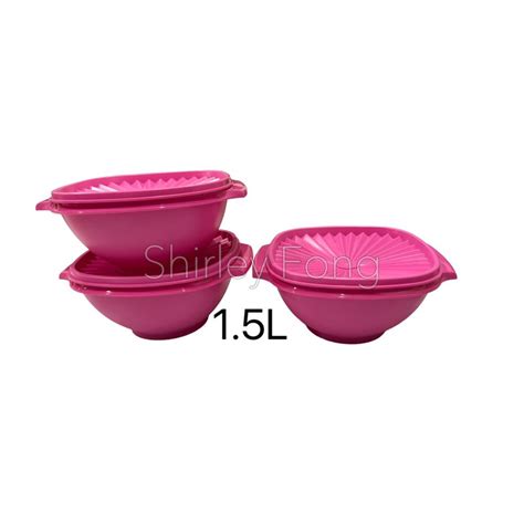 Tupperware Servelier Bowl 1 5L 3pcs Shopee Malaysia