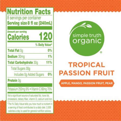 Simple Truth Organic Tropical Passion Fruit Flavored Juice Blend