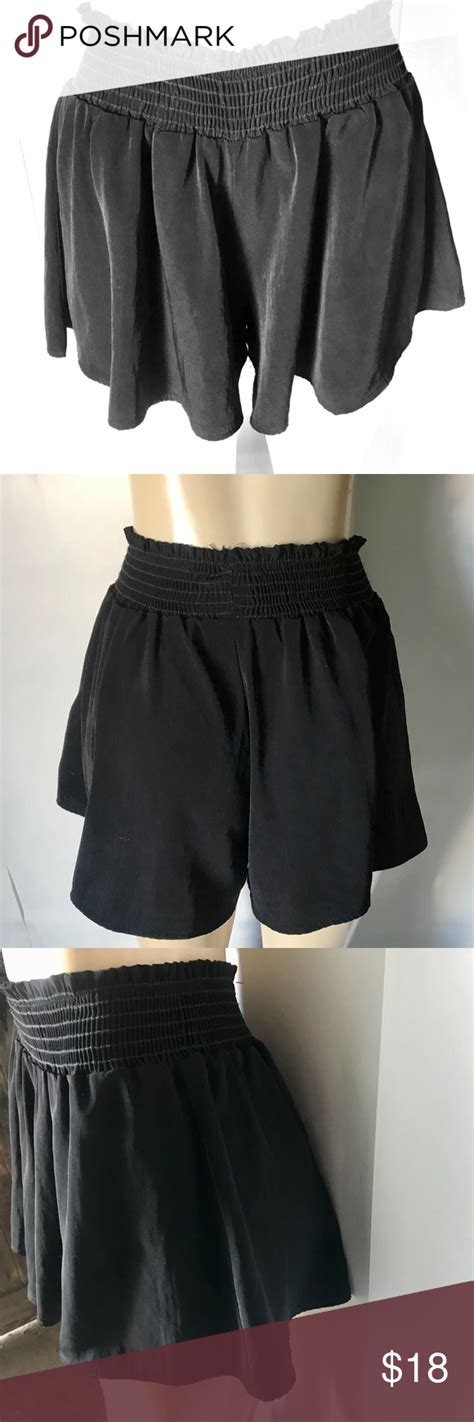 Black Skorts Super Cute Skorts With Elastic Waist Band Super