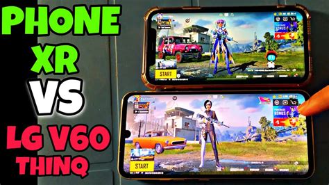 Lg V Thinq Vs Iphone Xr Pubg Test Speed Test Pubg Graphics