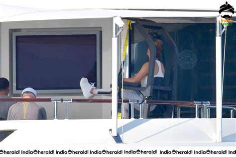 Jennifer Lopez Hot In A Swimsuit On A Yacht In Saint Tropez