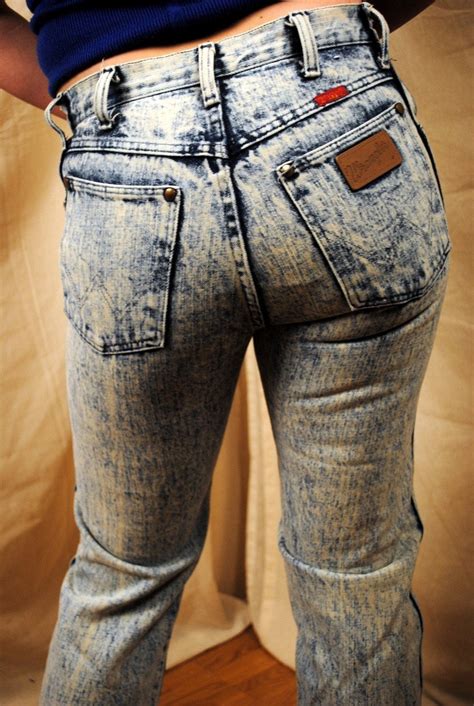 Vintage S Wrangler Stone Acid Washed Jeans