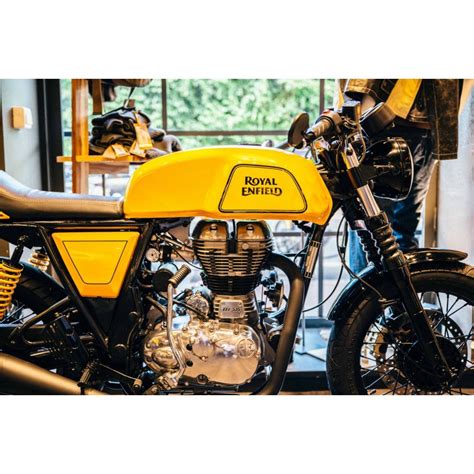 Royal Enfield Continental Gt Yellow Cab Tendance Roadster