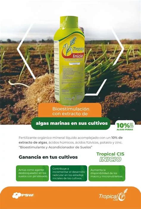 Biofertilizante Tropical Inicio X Lt Croper