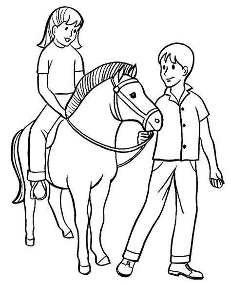 Desenho De Um Cavalo Para Pintar