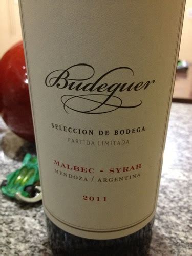 Bodegas Budeguer Seleccion De Bodega Private Limitada Malbec Syrah