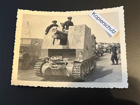 Altes Foto Panzer Tank Kennung Panzerjäger WW2 Postimages