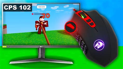 So I Tried An OP AUTOCLICKER In Roblox Bedwars YouTube