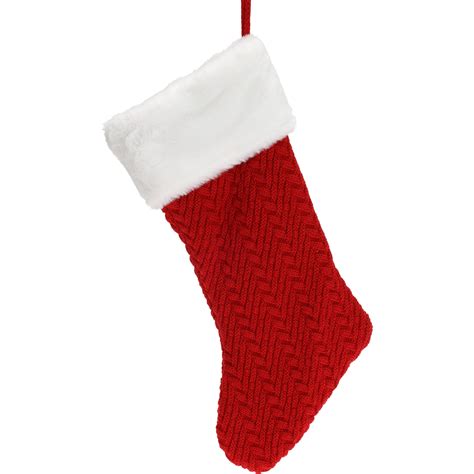 Chaussette de Noël Tradi Rouge Déco de Noël pour la maison Eminza