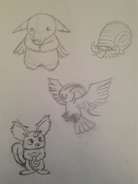 Poke-fusion Sketches by TheJenable on DeviantArt