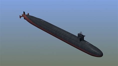 Ohio Class Ballistic Missile Submarine 3D model | CGTrader