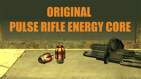 Original Pulse Rifle Energy Core Half Life Mods