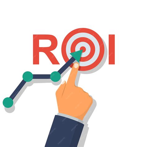 Premium Vector | ROI concept Return on investment