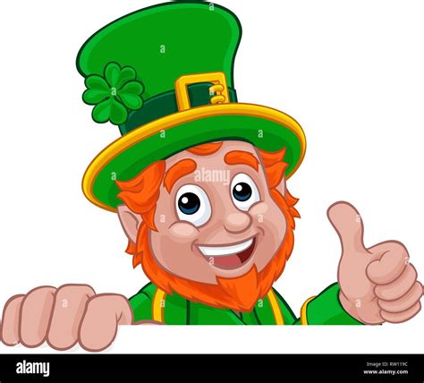 Leprechaun St Patricks Day Cartoon Character Stock Vector Image And Art