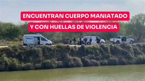 Encuentran Cuerpo Maniatado Y Con Huellas De Violencia En Canal De