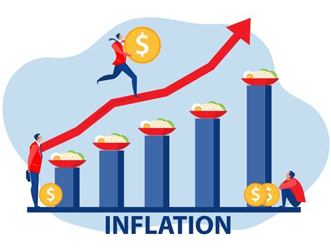 Food Inflation Businessman Analyst With Rising Food Price Crisis