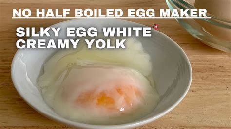 How To Make Half Boiled Eggsoft Boiled Egg No Half Boiled Egg Maker