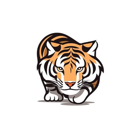 Premium Vector Tiger Head Mascot Logo Design Vector Template Vector