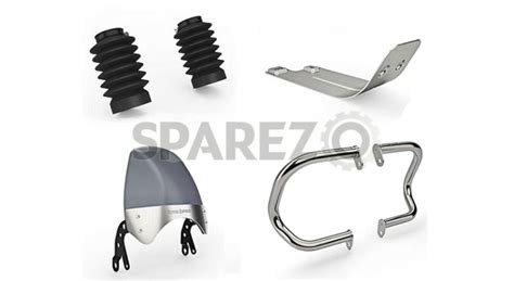 Royal Enfield Interceptor 650 Accessories Combo Pack 4 Pcs - Sparezo