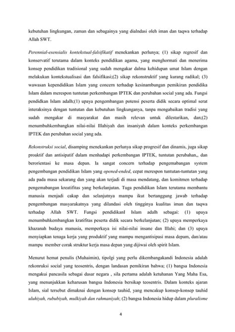 Wawasan Pengembangan Pendidikan Islam Pdf