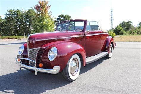 Auction Ends November 3rd This Rust Free 1940 Ford Deluxe Convertible Is Powered By A 221ci