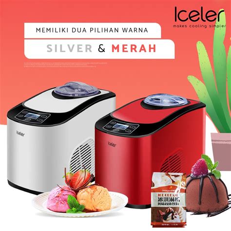 Jual Mesin Pembuat Otomatis Es Iceler 6 Menit Keluar Es Ice Cream Maker