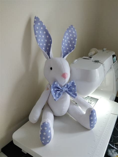 Bunny Soft Toy Sewing Pattern Plushie Rabbit Digital Pdf Etsy Uk