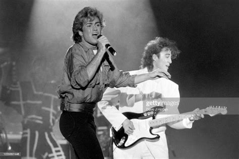 George Michael Performs With Wham In Whitley Bay George Michael