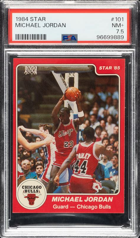 Star Company Basketball Michael Jordan Rookie Psa Nm